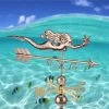 Little Mermaid Copper Weathervane