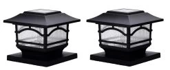 Solar Post Cap Railing Light 2-Pack -Green Haven Shop 8608699 03V tif