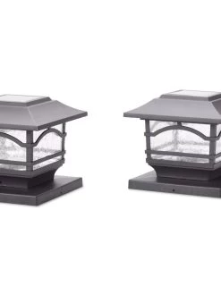 Solar Post Cap Railing Light 2-Pack -Green Haven Shop 8608699 05V tif