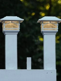 Solar Post Cap Railing Light 2-Pack -Green Haven Shop 8608699 06V tif