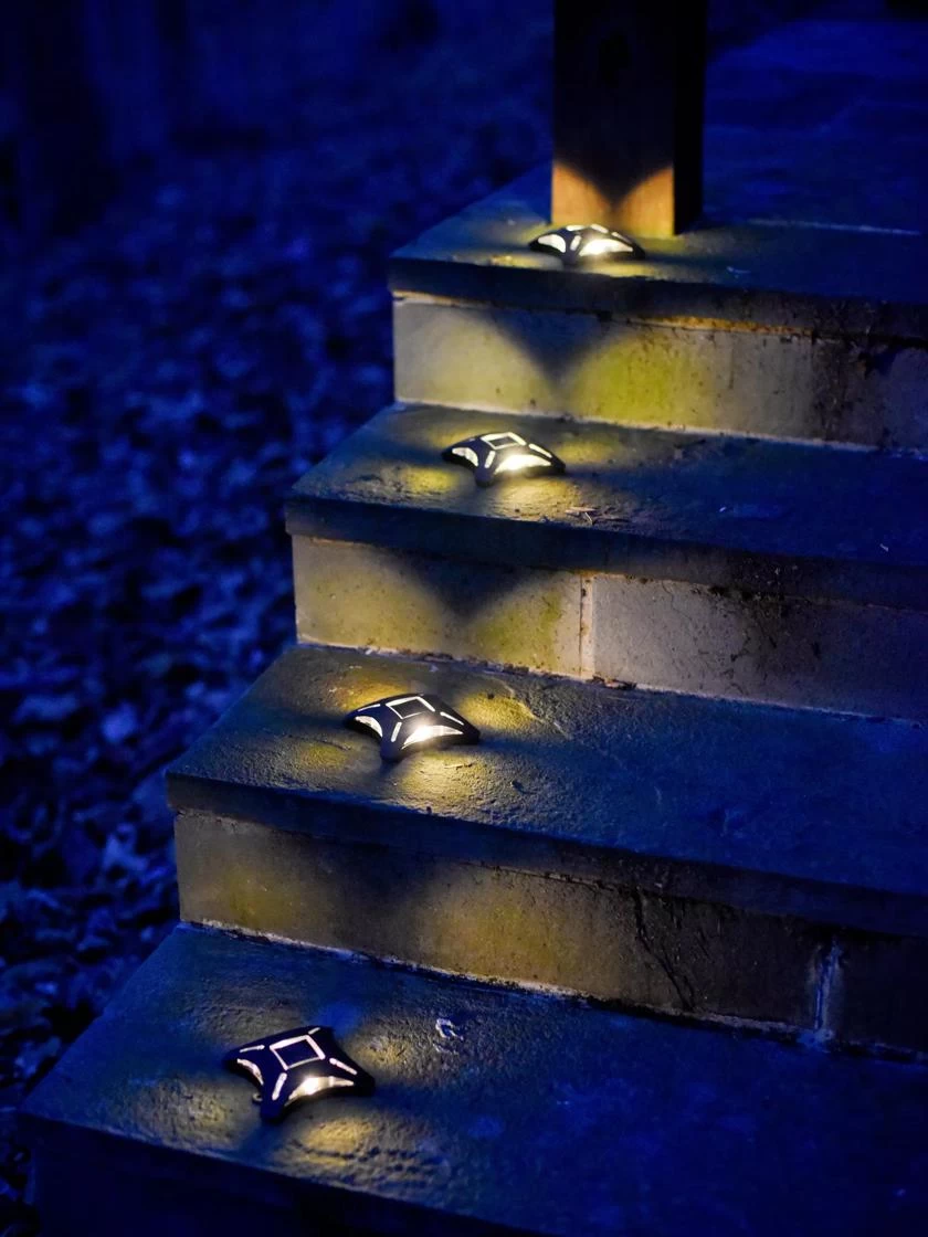 MAXSA® Solar Ninja Stars™ 4 Pack 1 MAXSA® Solar Ninja Stars™ 4 Pack