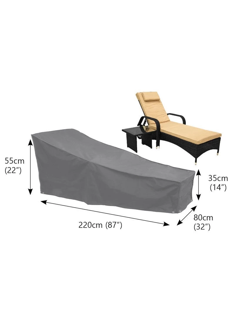 Bosmere Large Sunbed Waterproof Cover 4 Bosmere Large Sunbed Waterproof Cover - Image 4