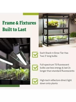 Stack-n-Grow Lights - 2-Tier System -Green Haven Shop 8608905 7