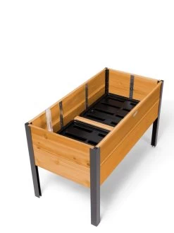 Self-Watering Eco-Stained Elevated Planter Box, 2' X 4' -Green Haven Shop 8608963 6286 tif