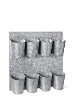 8 Pot Metal Wall Planter 6 8 Pot Metal Wall Planter -Green Haven Shop 8609089 9665 tif
