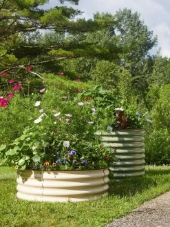 Birdies™ Round Metal Raised Bed, Tall -Green Haven Shop 8609150 6524 tif 1