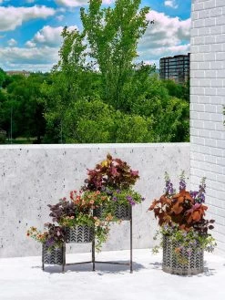 Galvanized Grow Bag Planter 12" -Green Haven Shop 8609180 0344 tif 1