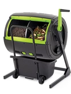 Maze Compost Tumbler And Cart Combo