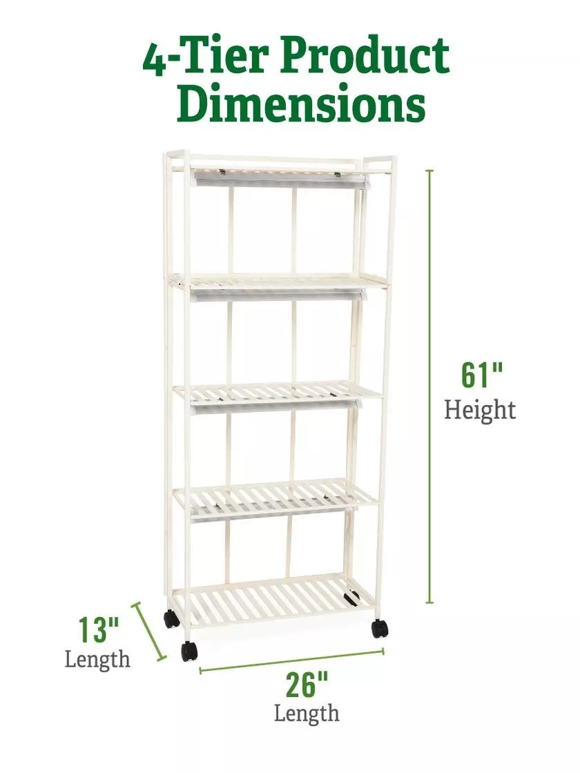 Oslo 4-Tier LED Grow Light Garden 2 Oslo 4-Tier LED Grow Light Garden - Image 2