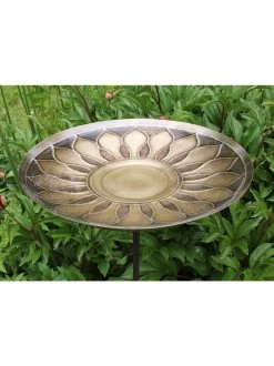 Achla Designs African Daisy Birdbath With Stake