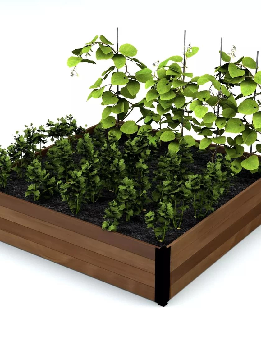 Vita Mezza Garden Bed, 4’x4’x11” 1 Vita Mezza Garden Bed, 4’x4’x11”