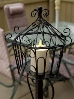 Outdoor LED Pillar Candles -Green Haven Shop 8609403 01v