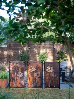 Queen Anne's Lace Corten Steel Screen -Green Haven Shop 8609526 6301 tif