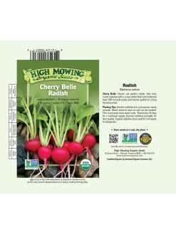 Cherry Belle Radish Organic Seeds -Green Haven Shop 8610352 01v