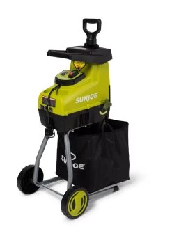 Sun Joe CJ603E 1.7 Inch Cutting Diameter Electric Silent Wood Chipper/Shredder | 15-Amp -Green Haven Shop 8610486 3877 tif