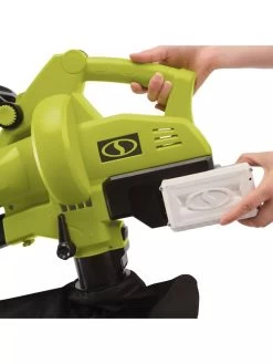 Sun Joe 24V-X2-BVM143 48-Volt ION+ Cordless Blower Vacuum Mulcher Kit -Green Haven Shop 8610664 04V