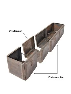 Corten Steel Modular Raised Bed, 2'x6' -Green Haven Shop 8610701 4010 tif 1