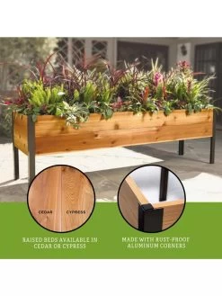 Elevated Planter Box, 2' X 8' 17 Elevated Planter Box, 2' X 8' -Green Haven Shop 8610895 3