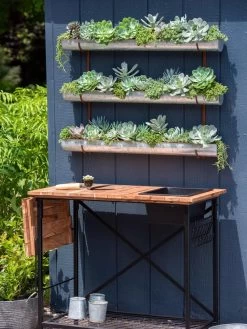 3-Tier Vertical Wall Planter, 3' -Green Haven Shop 8611013 001 tif