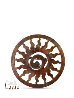 Rustic Sun Wall-Mount Garden Hose Hanger 6 Rustic Sun Wall-Mount Garden Hose Hanger -Green Haven Shop 8611025 0828 tif