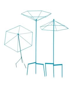 Parasol Plant Supports, Set Of 3 -Green Haven Shop 8611129 3850 tif