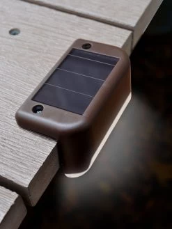 Solar Powered Deck Light, Pack Of 4 6 Solar Powered Deck Light, Pack Of 4 -Green Haven Shop 8611346 02v