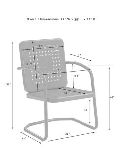 Crosley Bates 5-piece Outdoor Dining Set -Green Haven Shop 8611581 08v