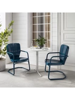 Crosley Ridgeland 3-piece Outdoor Bistro Set -Green Haven Shop 8611594 ny 01v