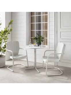 Crosley Ridgeland 3-piece Outdoor Bistro Set -Green Haven Shop 8611594 wt 37v