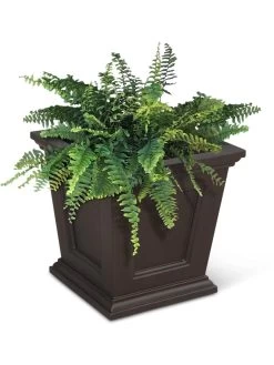 Fairfield Self-Watering Square Planter, 16” X 16” -Green Haven Shop 8611695 04V tif