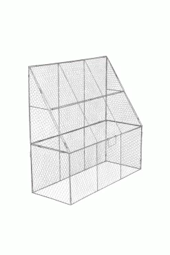 Chicken Wire Flat Back Crop Coop -Green Haven Shop 8611701 FlatBackCropCoop gif
