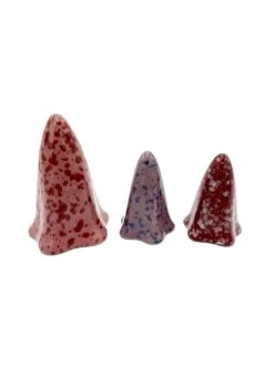 Potting Shed Tinkling Toadstool Sculptures, Set Of 3 -Green Haven Shop 8611730 spr 08v potting shed tinkling toadstool sculptures set of 3 spring