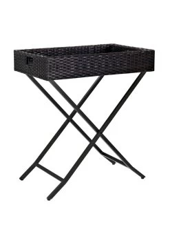 Crosley Palm Harbor Outdoor Wicker Butler Tray 7 Crosley Palm Harbor Outdoor Wicker Butler Tray -Green Haven Shop 8611951 06v