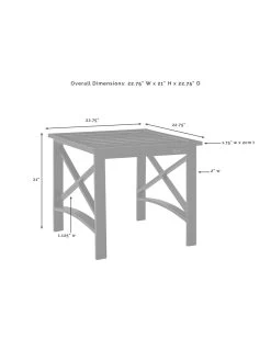 Crosley Kaplan Side Table -Green Haven Shop 8611953 08v