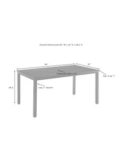 Crosley Kaplan 5Pc Outdoor Dining Set With Swivel Chairs 29 Crosley Kaplan 5Pc Outdoor Dining Set With Swivel Chairs -Green Haven Shop 8611955 10v