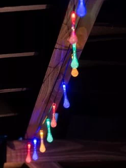 Waterdrop Solar String Lights, Set Of 2