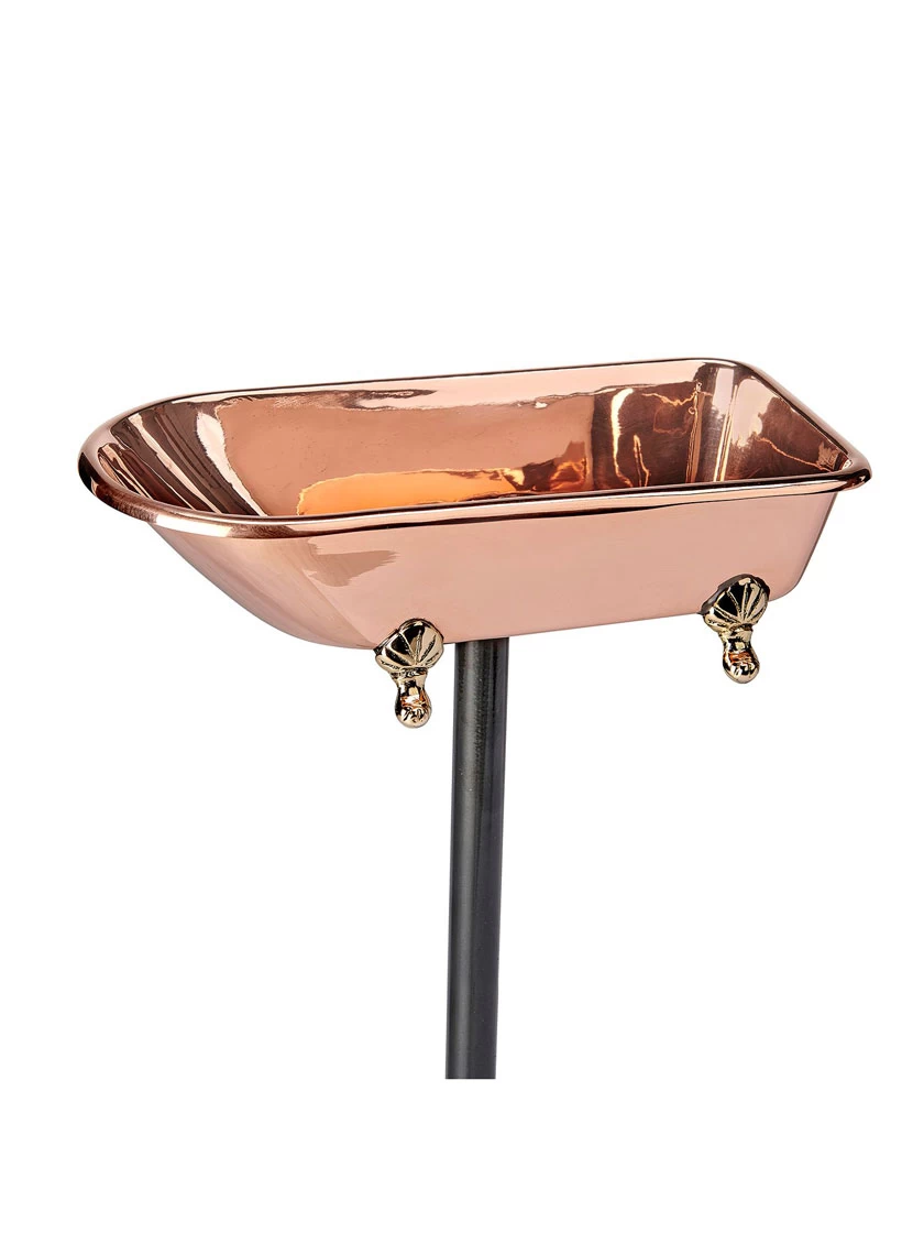 Copper Bathtub Birdbath 2 Copper Bathtub Birdbath - Image 2