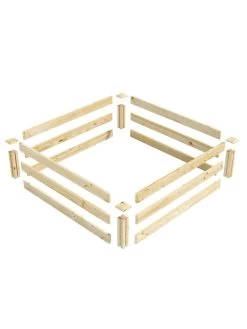 Pine Raised Garden Beds, 4'x4' -Green Haven Shop 8612250 01v