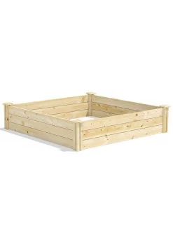 Pine Raised Garden Beds, 4'x4' -Green Haven Shop 8612250 03v