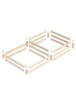 2-Tier Pine Raised Garden Bed, 4'x8' -Green Haven Shop 8612253 01v