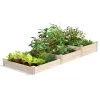 3-Tier Pine Raised Garden Bed, 4'x12'