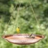 Copper Hanging Birdbath, 18"
