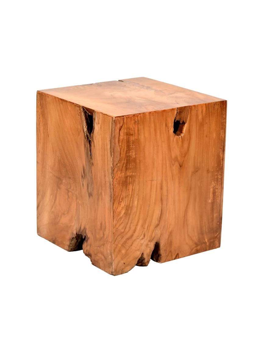 Vico Teak Root Outdoor Side Table 2 Vico Teak Root Outdoor Side Table - Image 2