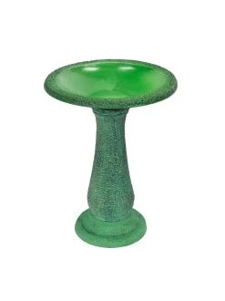 Exaco Enduro Clay Birdbath -Green Haven Shop 8612394gr 04v exaco enduro clay birdbath