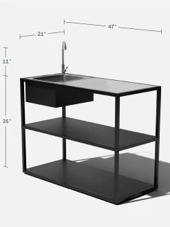 Veradek Stainless Steel Outdoor Kitchen Series Counter Sink -Green Haven Shop 8612469 16v 1