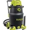 Sun Joe® 16-Gal 1200W 6.5 Pk HP Wet/Dry Shop Vac, HEPA Filtration, Wheeled W/Attachments