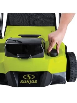 Sun Joe® 48V ION+ Cordless 15-Inch 5-Position Walk-Behind Lawn Dethatcher -Green Haven Shop 8612541 11v