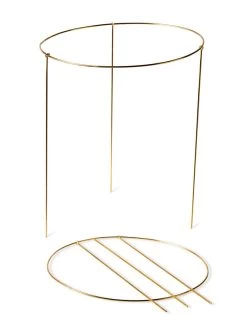 Brass Plated Grow Throughs, Set Of 2 -Green Haven Shop 8612661 191