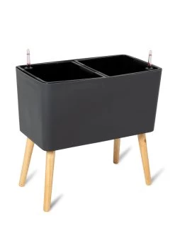 Ava Self-Watering Rectangular Planter 16 Ava Self-Watering Rectangular Planter -Green Haven Shop 8612691 217 ava self watering rectangular planter gray