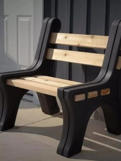 Custom Length Lightweight Indoor Or Outdoor Bench Ends 11 Custom Length Lightweight Indoor Or Outdoor Bench Ends -Green Haven Shop 8612857BK 09V tif